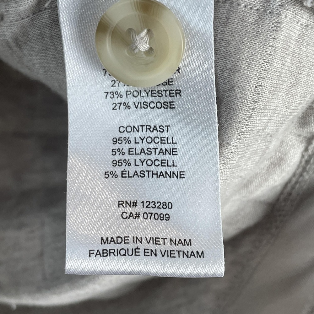 TravisMathew Womens Small Jacket Cloud‎ Coastal Quilted Shacket Button Up - Picture 5 of 11